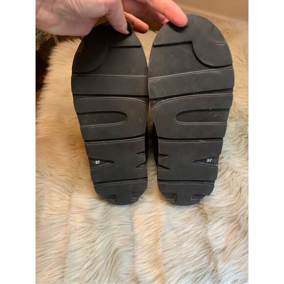 Piumestudio Luna Black Pillow Boot Womens 37/6.5 Ankle Bootie Vegan - Picture 9 of 10